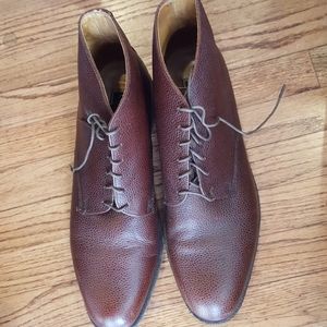 Men Cole Haan leather ankle lace-up boots size 12